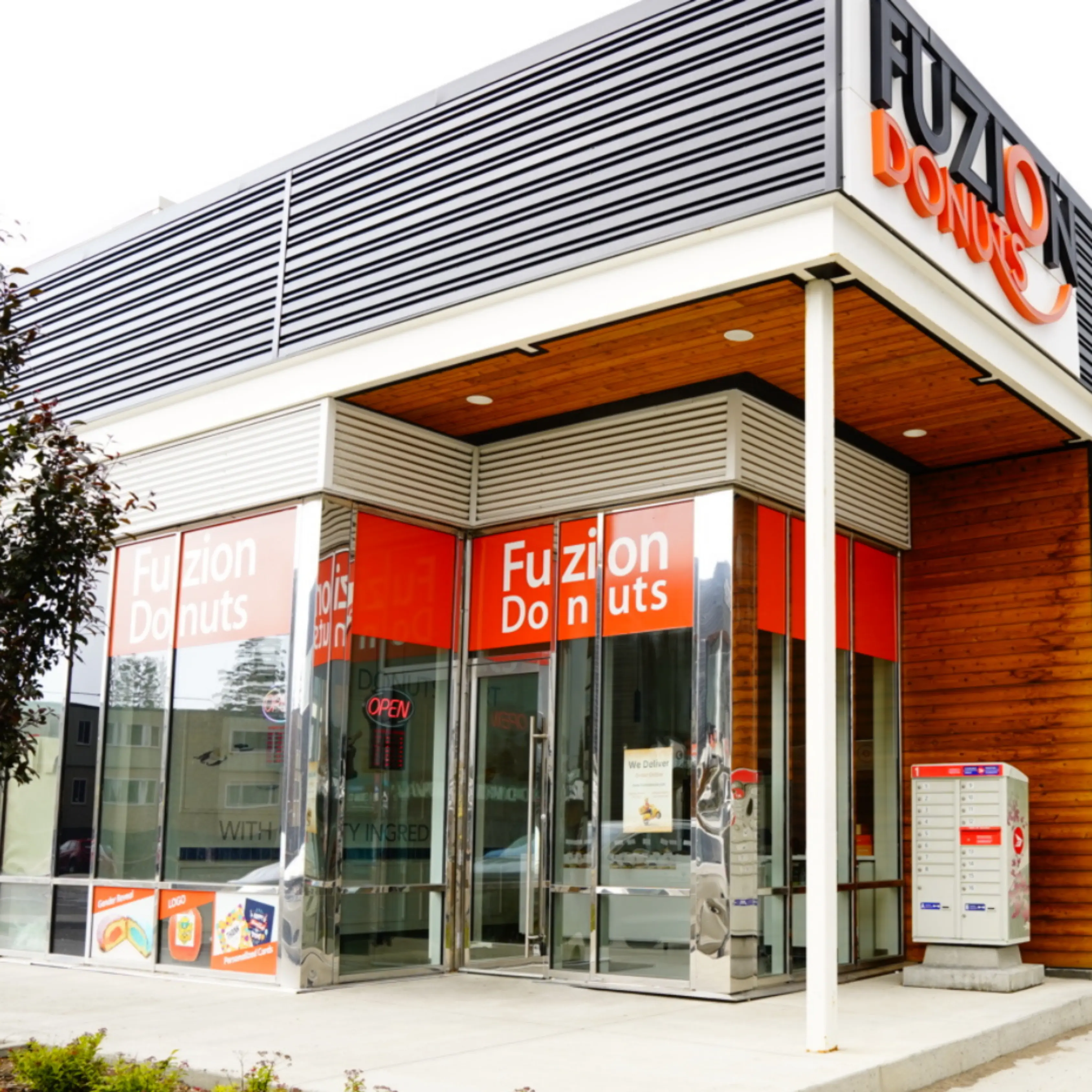 Fuzion Donuts North Side location storefront in Edmonton
